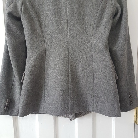 Heartloom Mackie Wool Blend Ribbed Knit Lapel Jacket Blazer Sz S - Picture 7 of 15